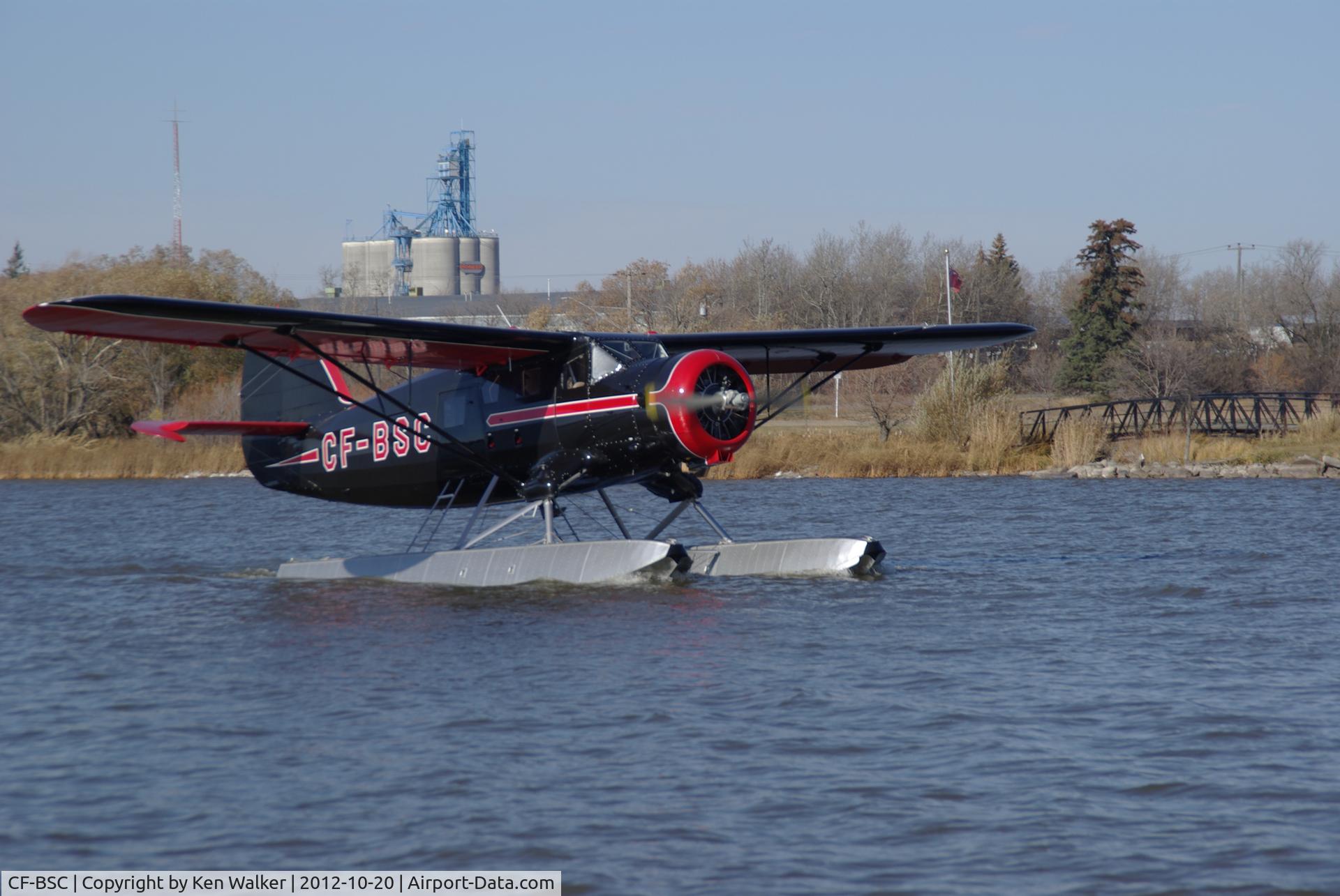 CF-BSC, 1946 Noorduyn Norseman V C/N N29-17, Landing at Shoal Lake, MB
