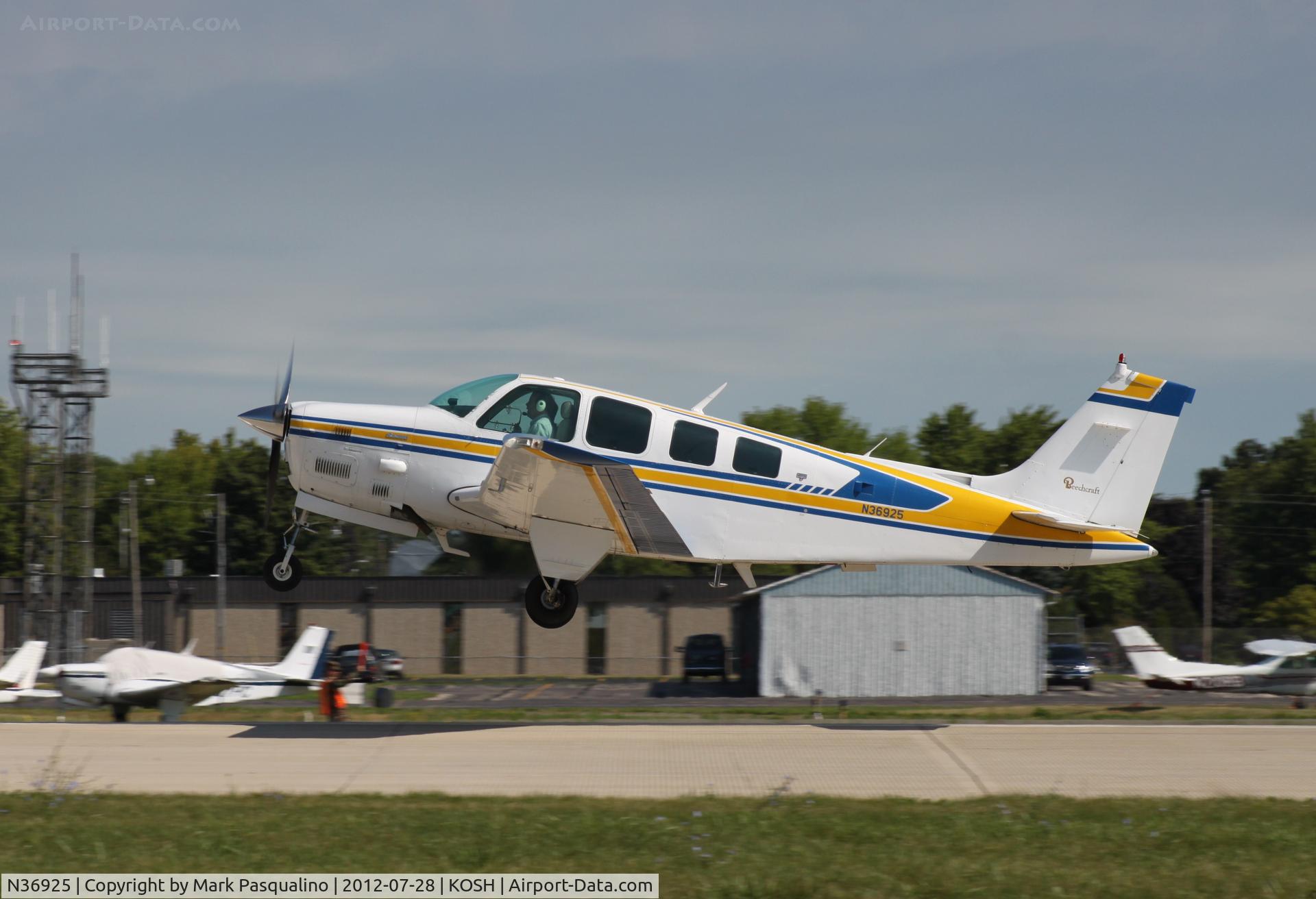 N36925, 1980 Beech A36TC Bonanza 36 C/N EA-126, Beech A36TC