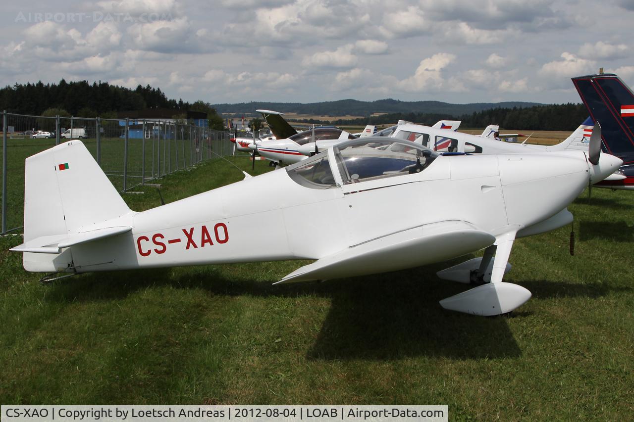 CS-XAO, Vans RV-6 C/N 25362, portugal registration