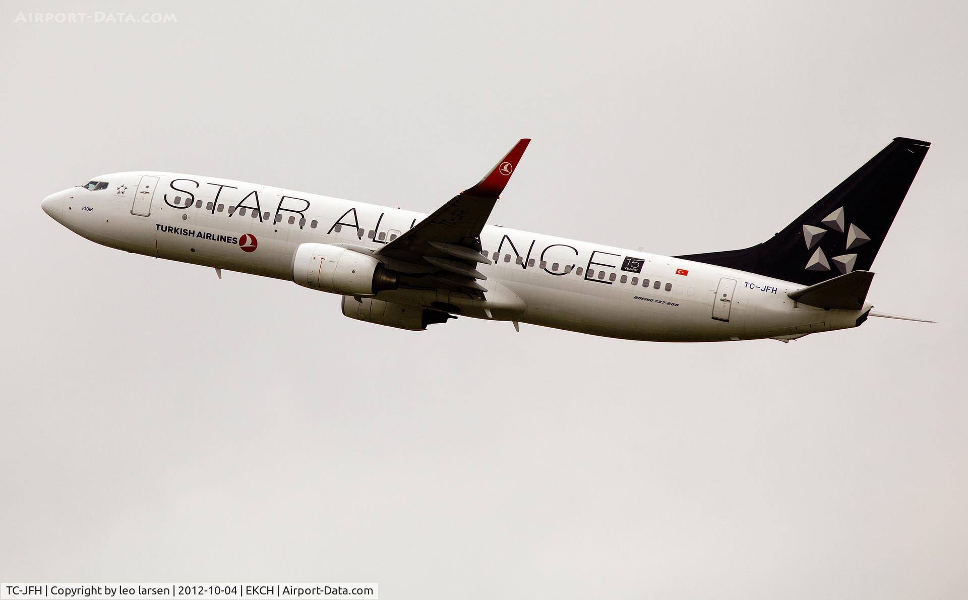 TC-JFH, 1998 Boeing 737-8F2 C/N 29770, Copenhagen Kastrup 4.10.12