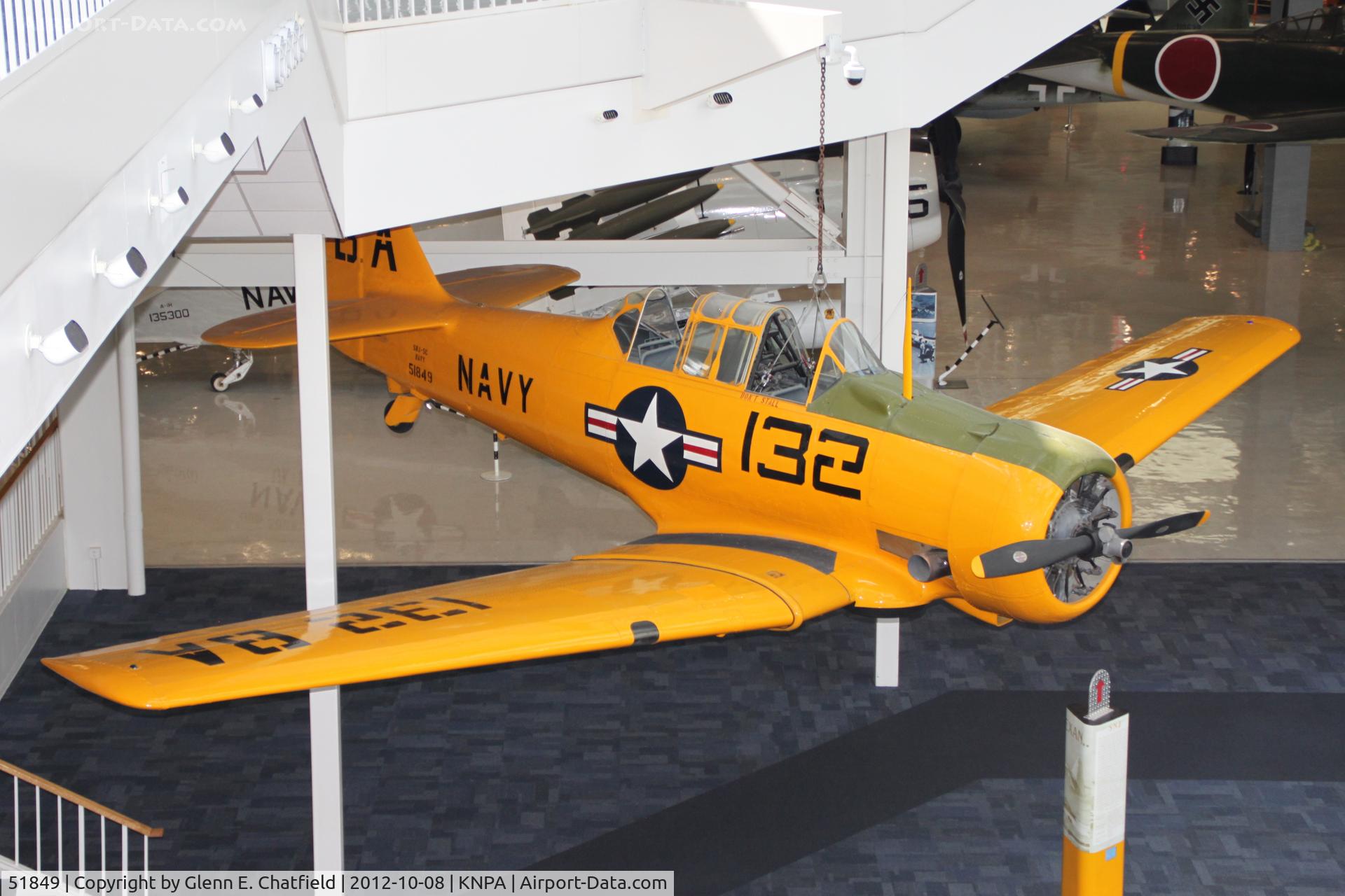 51849, North American SNJ-5 Texan Texan C/N 88-14827, Naval Aviation Museum