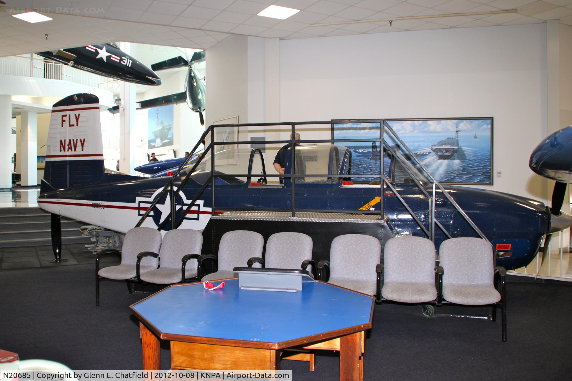 N20685, 1955 Beech D-45 Mentor C/N BG-303, Naval Aviation Museum T-34B 143996