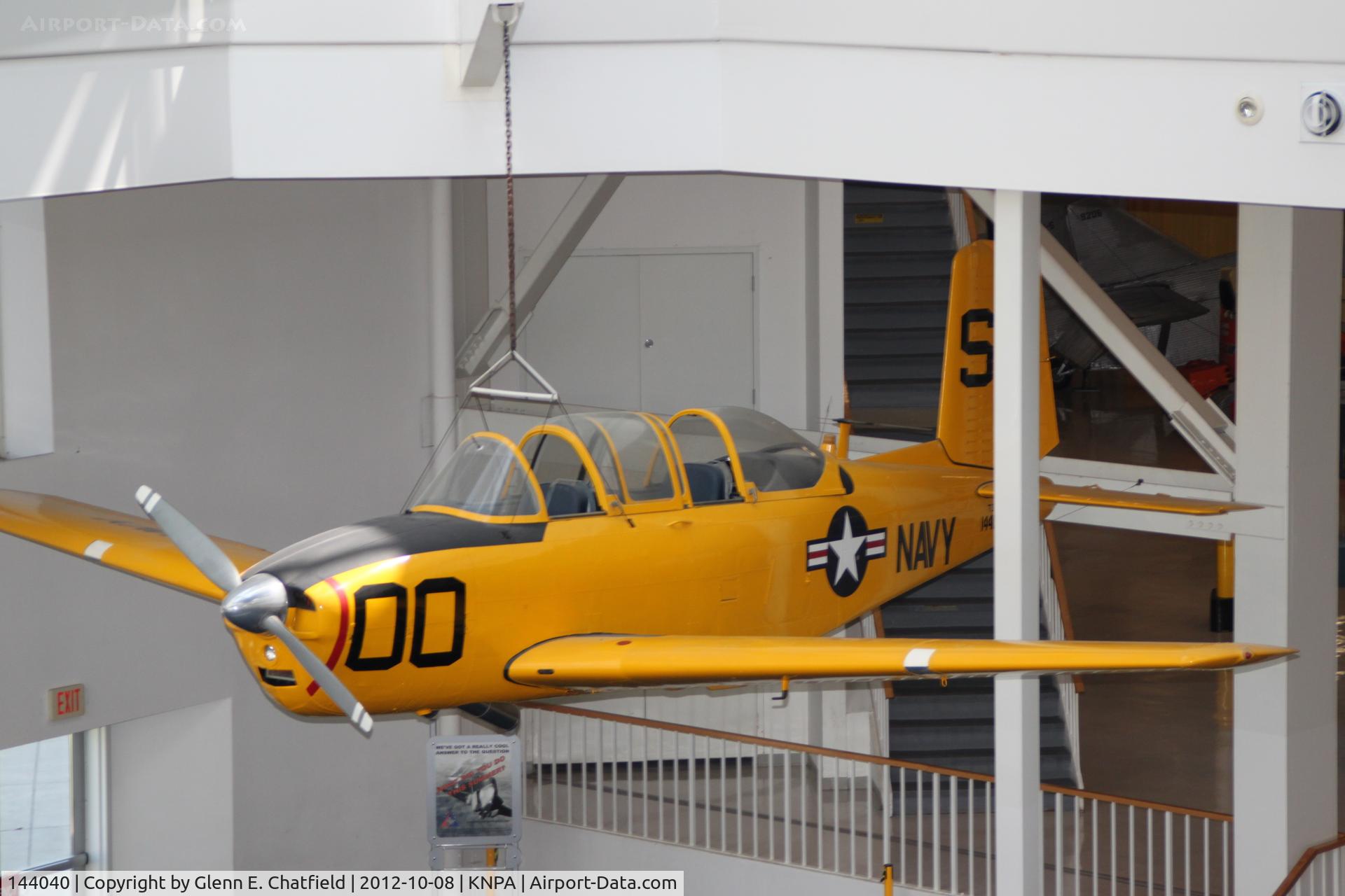 144040, Beech T-34B Mentor C/N BG-347, Naval Aviation Museum