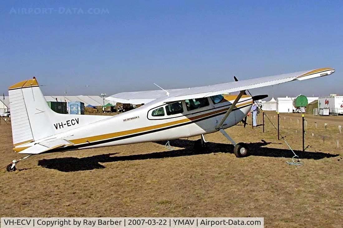 VH-ECV, Cessna A185F Skywagon 185 C/N 18504374, Cessna A.185F Skywagon 185 [185-04374] Avalon~VH 22/03/2007