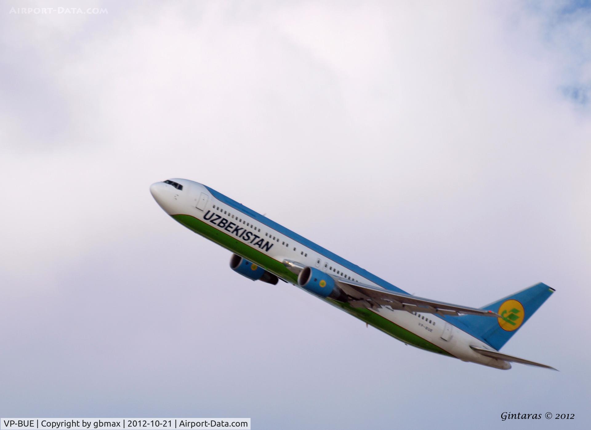 VP-BUE, 2003 Boeing 767-300/ER C/N 33469, After Taske-off from JFK
