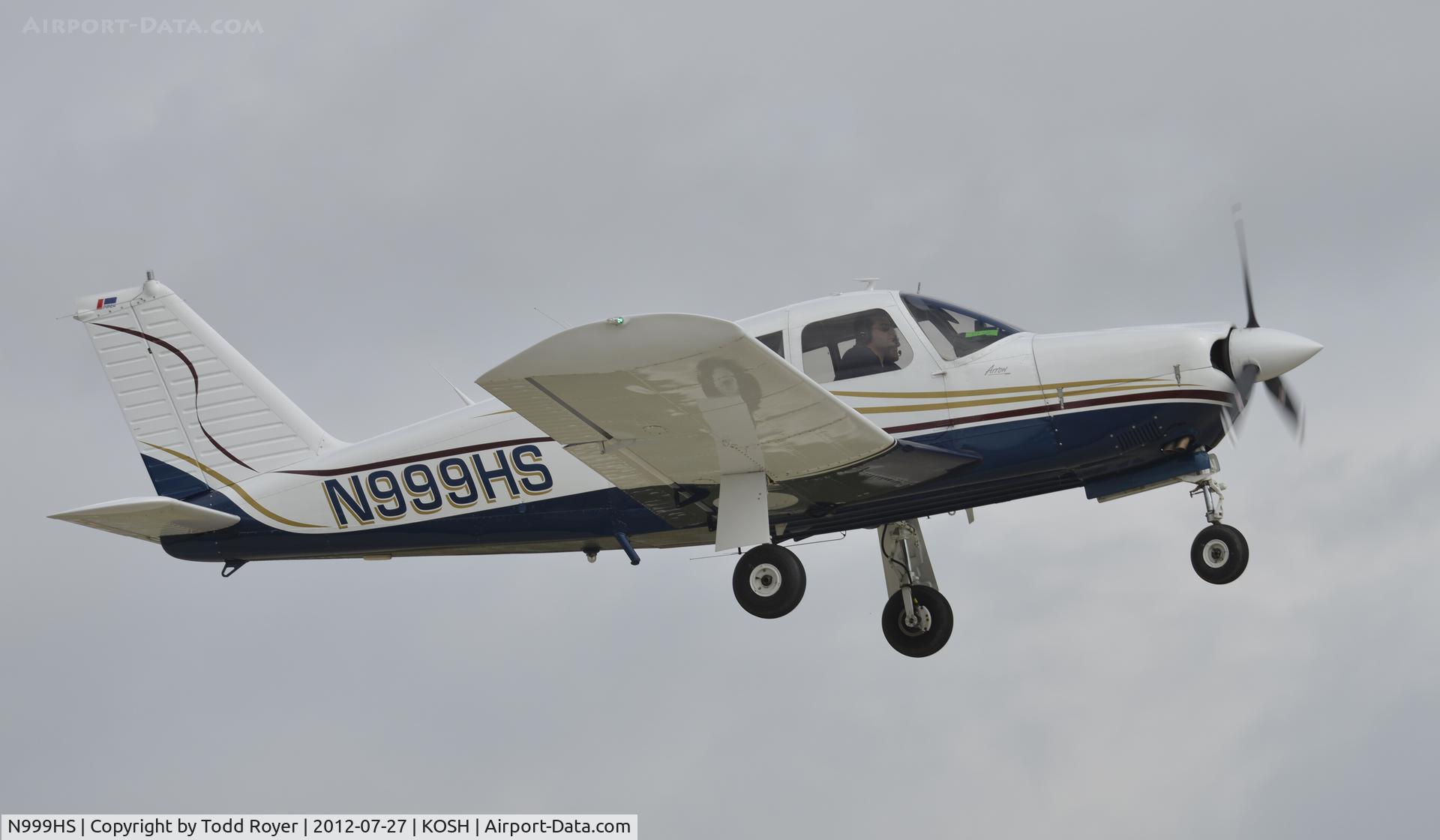 N999HS, 1968 Piper PA-28R-180 Cherokee Arrow C/N 28R-30716, Airventure 2012