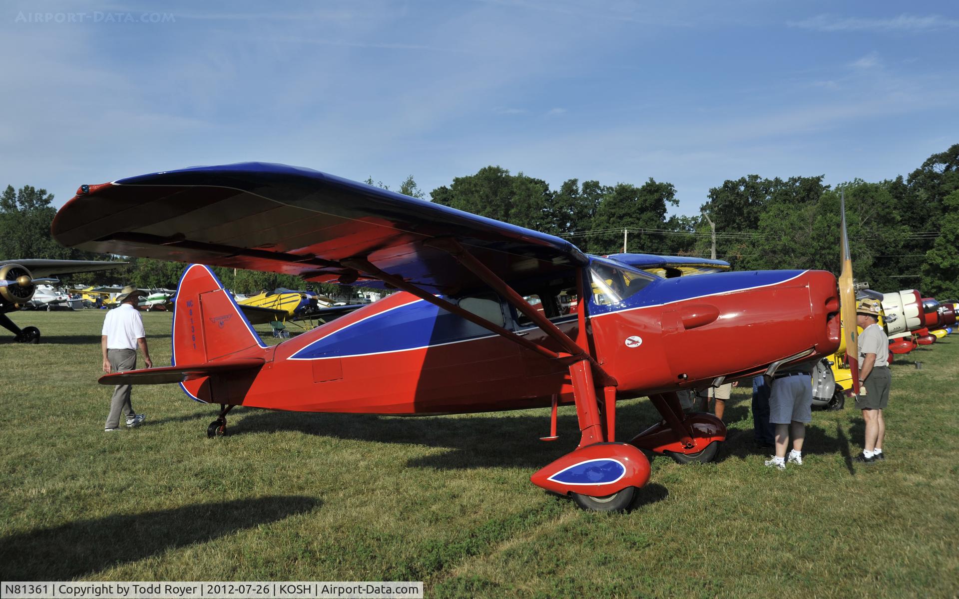 N81361, 1946 Fairchild 24R-46 C/N R46261, Airventure 2012