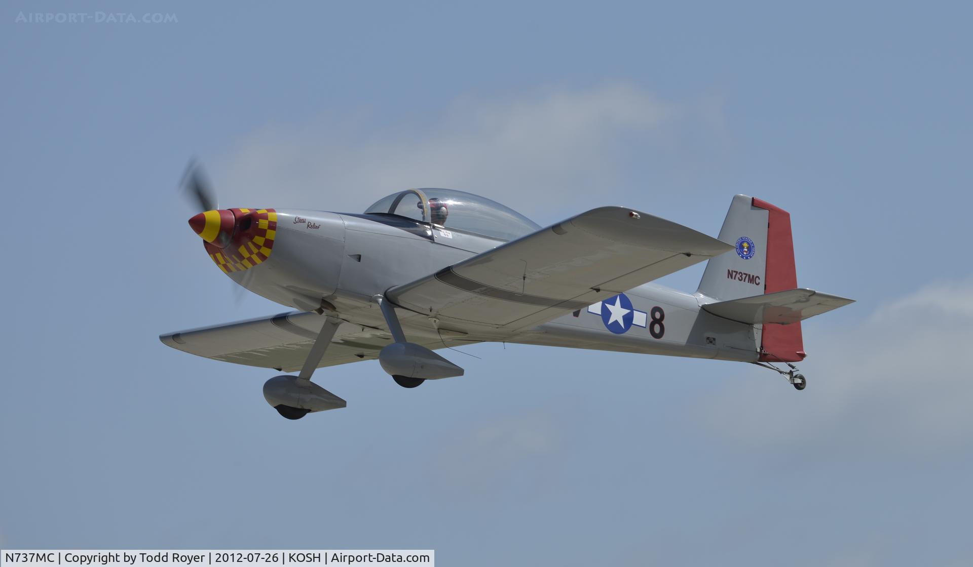 N737MC, 2002 Vans RV-8 C/N 81464, Airventure 2012