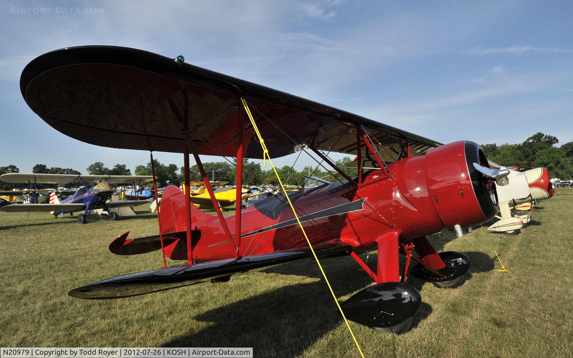 N20979, 1940 Waco UPF-7 C/N 5326, Airventure 2012