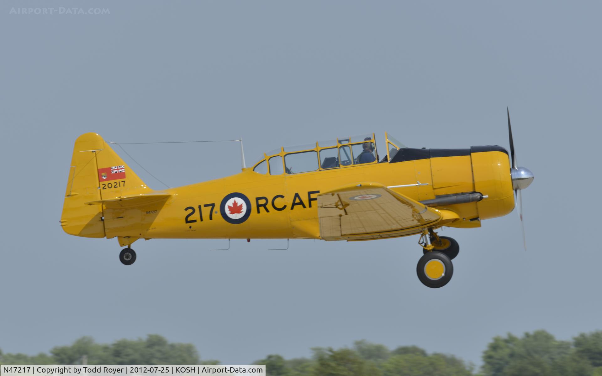 N47217, 1951 Canadian Car & Foundry Harvard MK IV C/N CCF4-8, Airventure 2012