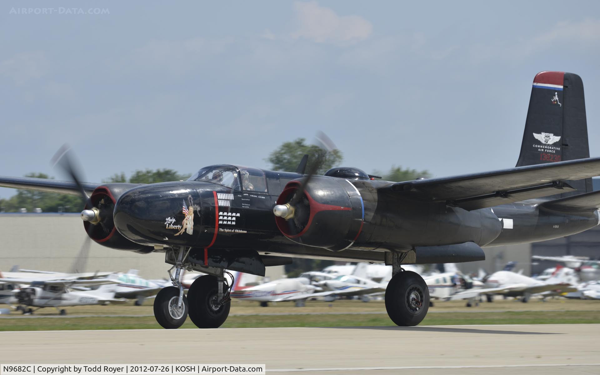 N9682C, 1944 Douglas A-26B Invader Invader C/N 6943, Airventure 2012