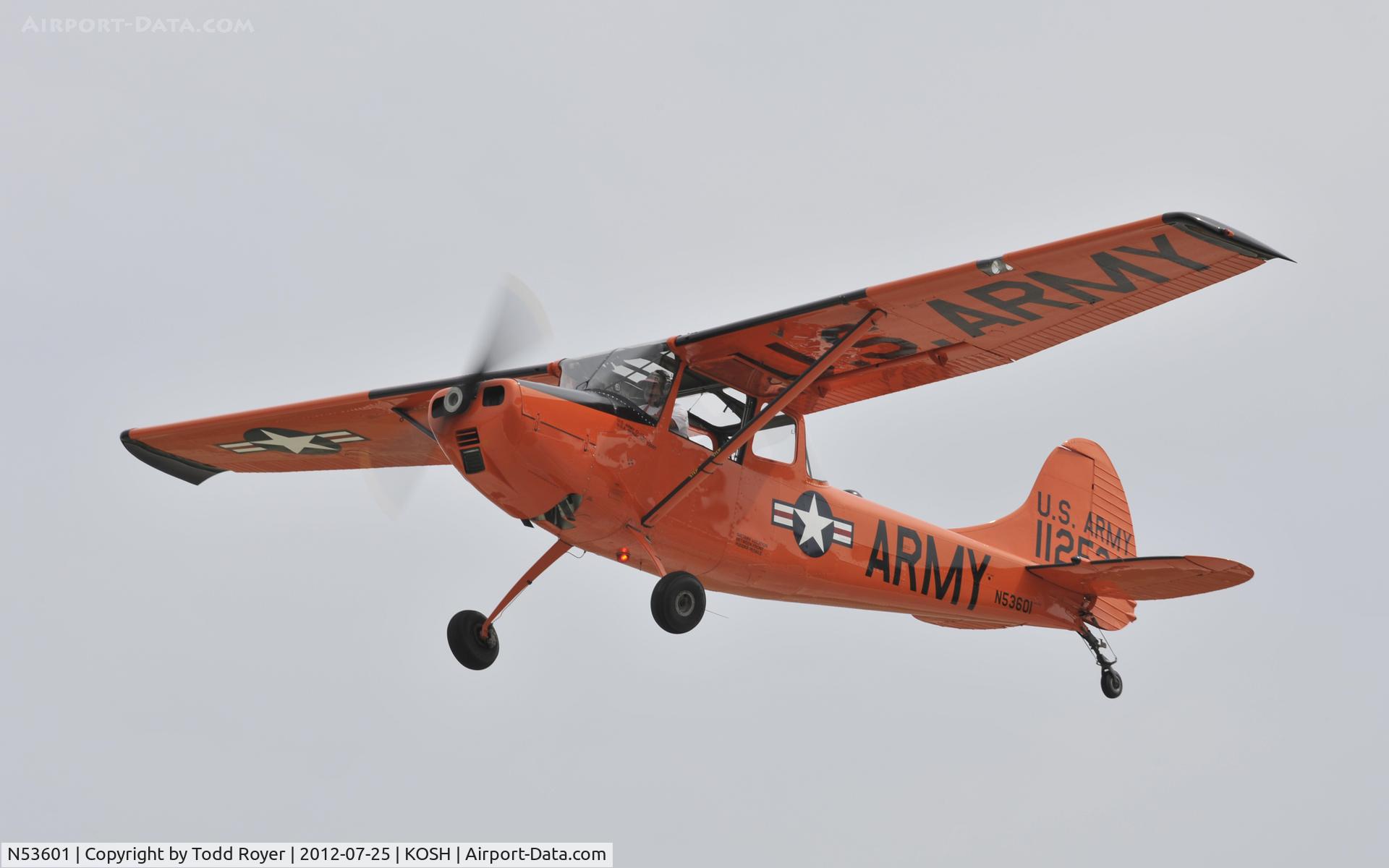 N53601, 1951 Cessna 0-1A C/N 22981, Airventure 2012