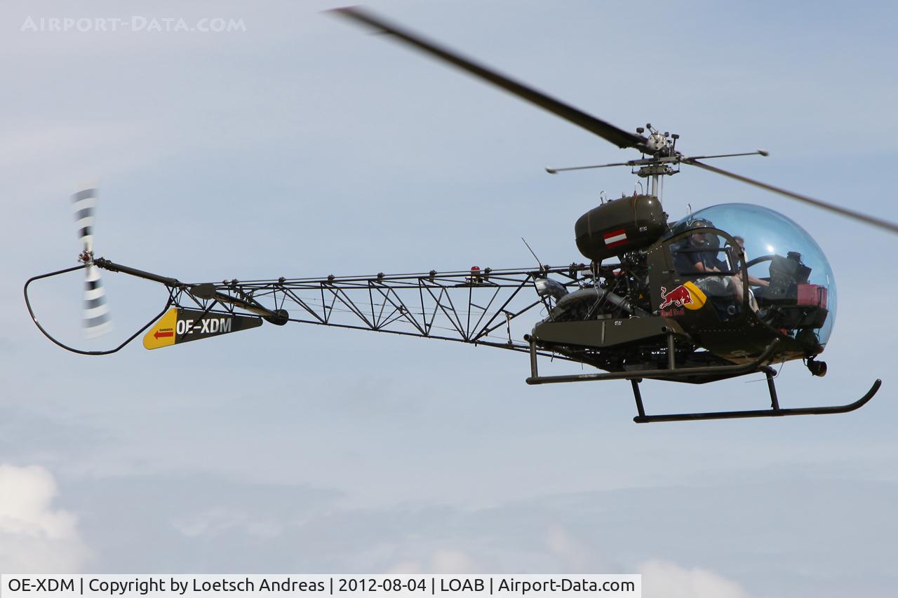 OE-XDM, 1966 Bell-Soloy 47G-3B-1T C/N 3575, THE FLYING BULLS