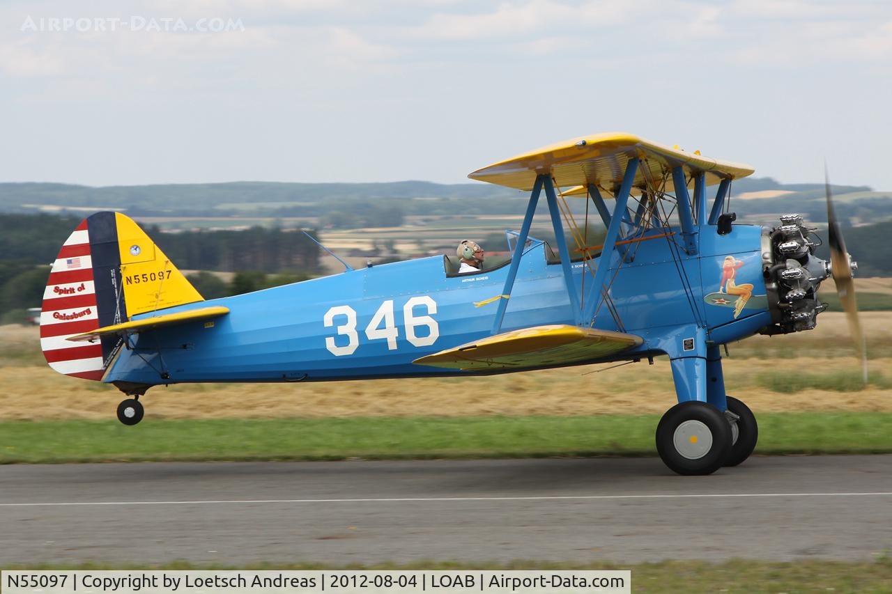 N55097, 1941 Boeing A75N1(PT17) C/N 75-710, Stearman