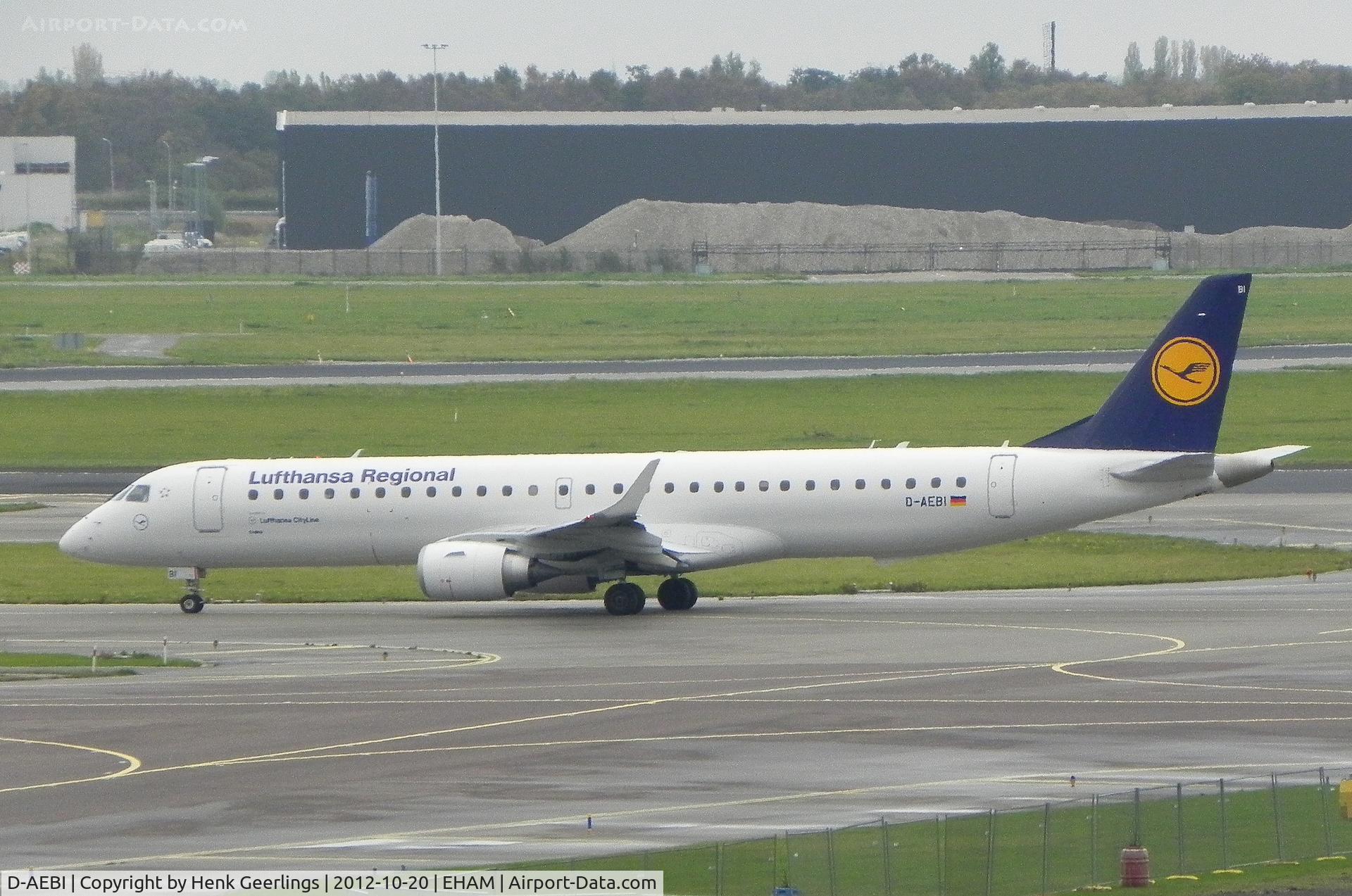 D-AEBI, 2011 Embraer 195LR (ERJ-190-200LR) C/N 19000464, Lufthansa Regional