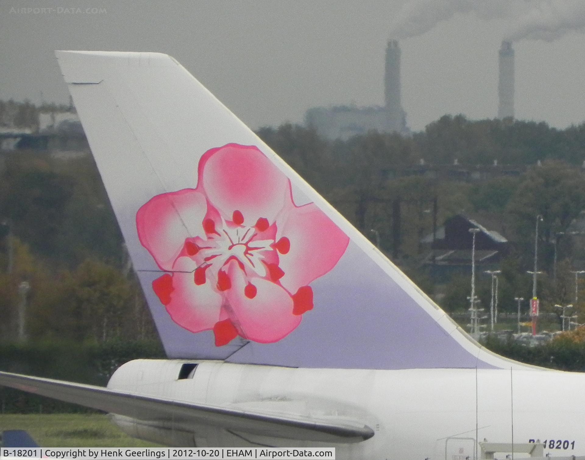 B-18201, 1997 Boeing 747-409 C/N 28709, China Airlines , B747-409 at Schiphol Airport