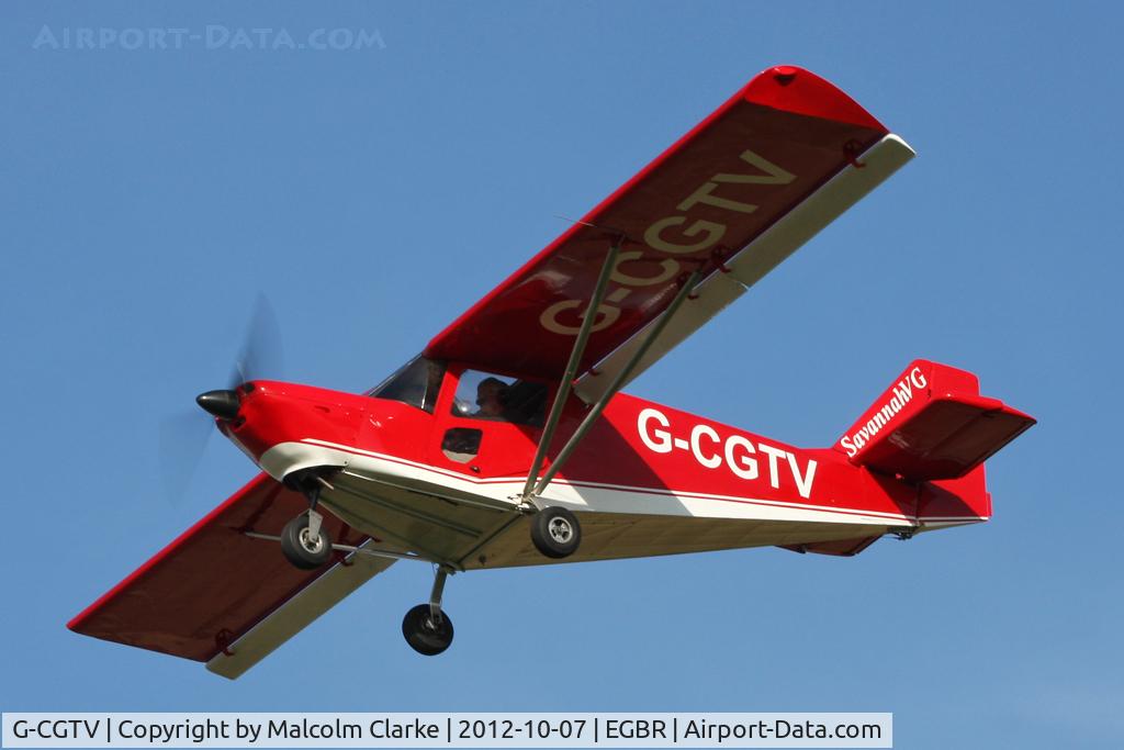 G-CGTV, 2011 ICP MXP-740 Savannah VG Jabiru(1) C/N BMAA/HB/609, Savannah VG Jabiru(1). Hibernation Fly-In, The Real Aeroplane Club, Breighton Airfield, October 2012.