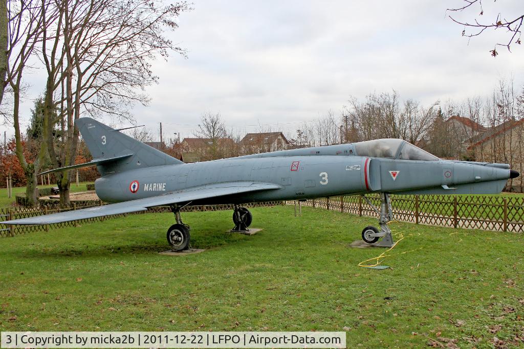3, Dassault Etendard IV.M C/N 3, Preserved