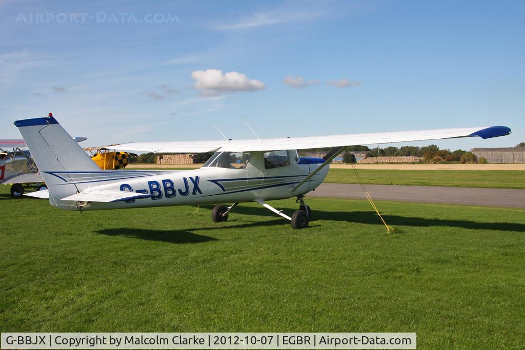 G-BBJX, 1974 Reims F150L C/N 1017, Reims F150L. Hibernation Fly-In, The Real Aeroplane Club, Breighton Airfield, October 2012.
