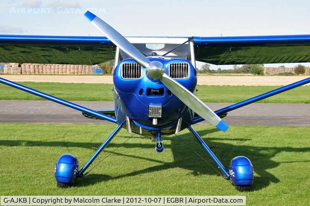 G-AJKB, 1946 Luscombe 8E Silvaire C/N 3058, Luscombe 8E Silvaire. Hibernation Fly-In, The Real Aeroplane Club, Breighton Airfield, October 2012.