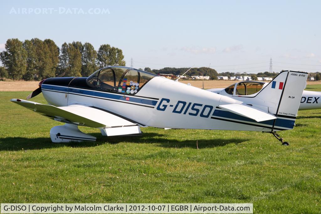 G-DISO, 1963 SAN Jodel D-150 Mascaret C/N 24, SAN Jodel D-150 Mascaret. Hibernation Fly-In, The Real Aeroplane Club, Breighton Airfield, October 2012.