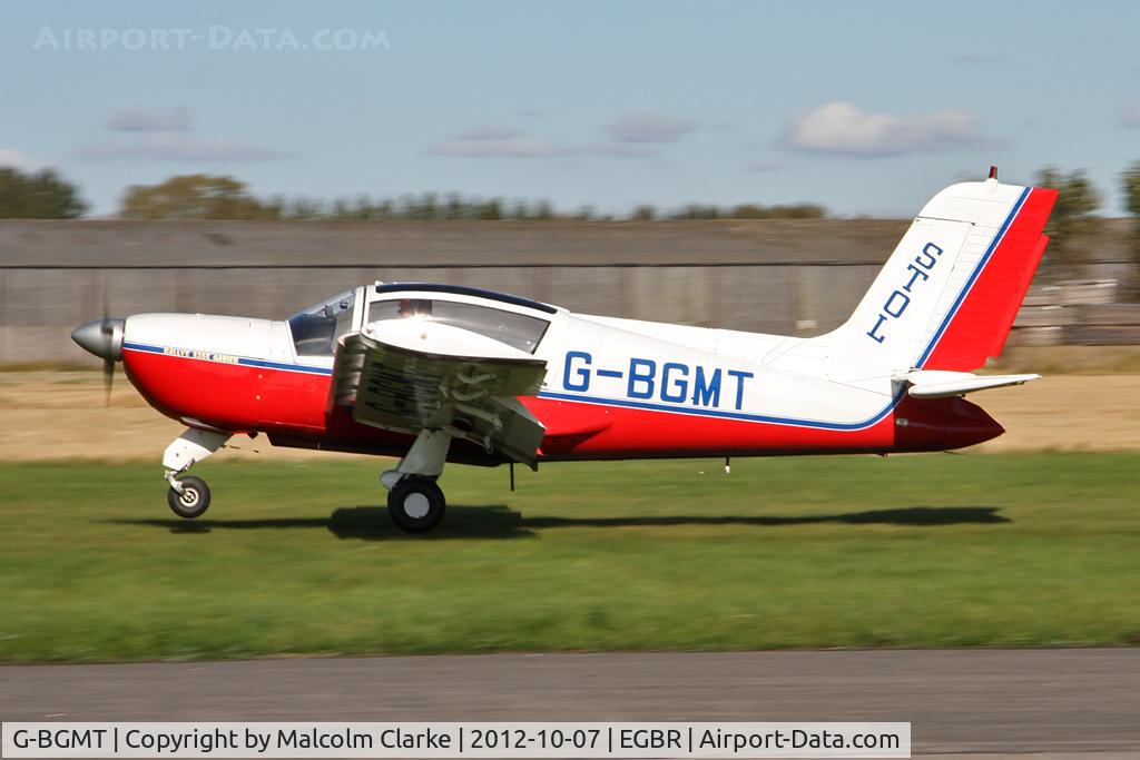 G-BGMT, 1978 Socata Rallye 235E Gabier C/N 13126, Socata Rallye 235E Gabier . Hibernation Fly-In, The Real Aeroplane Club, Breighton Airfield, October 2012.
