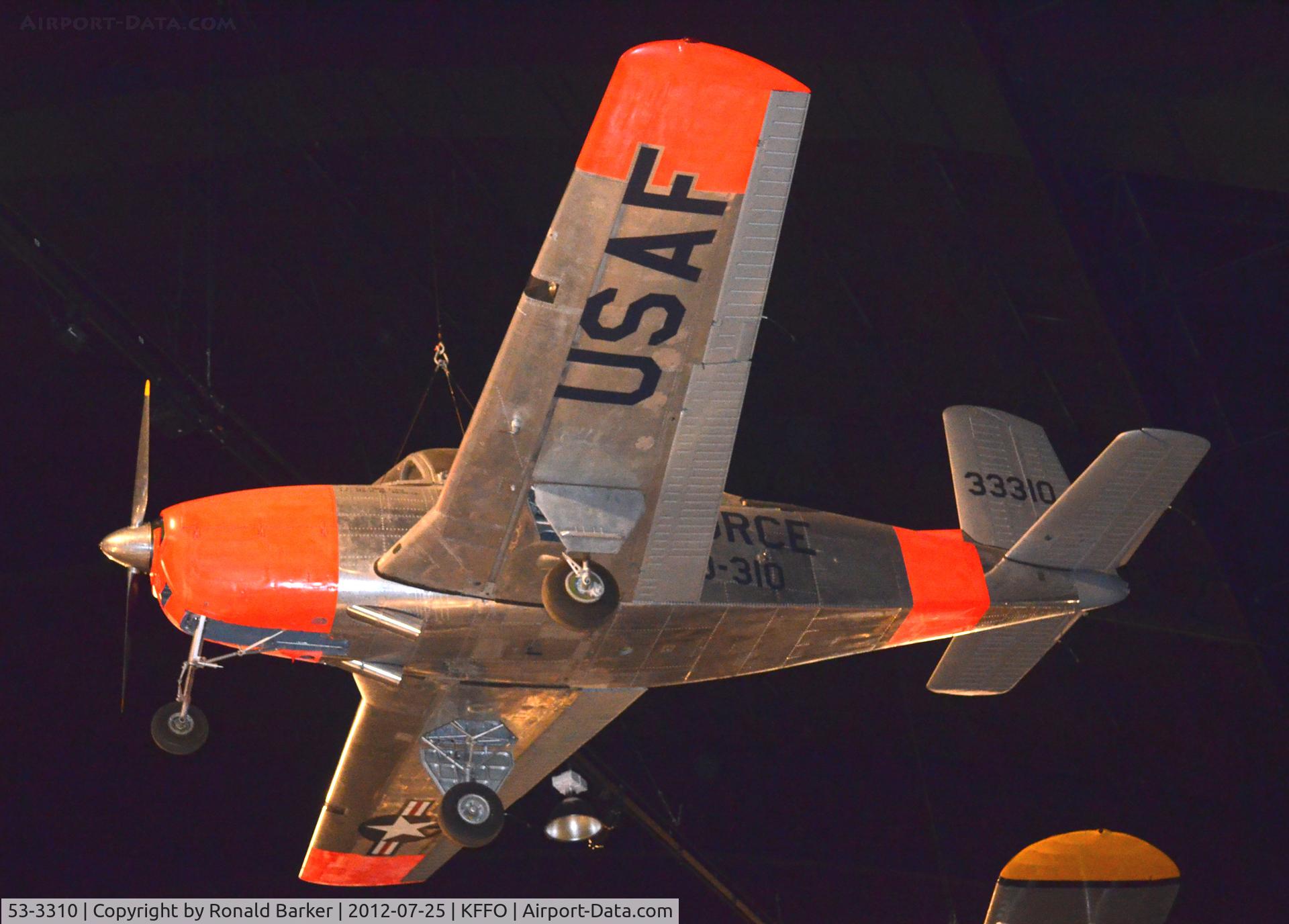 53-3310, 1953 Beech T-34A (A45) Mentor C/N G-71, AF Museum