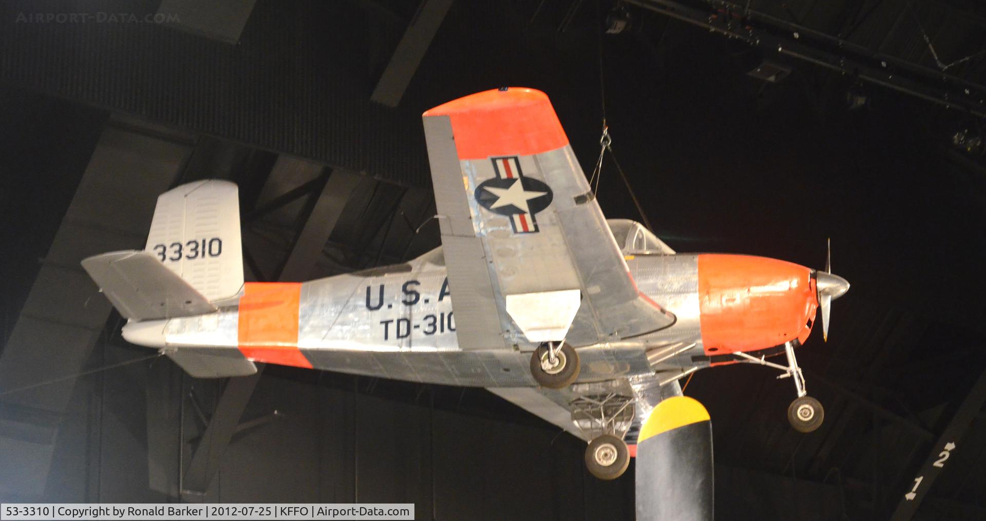 53-3310, 1953 Beech T-34A (A45) Mentor C/N G-71, AF Museum