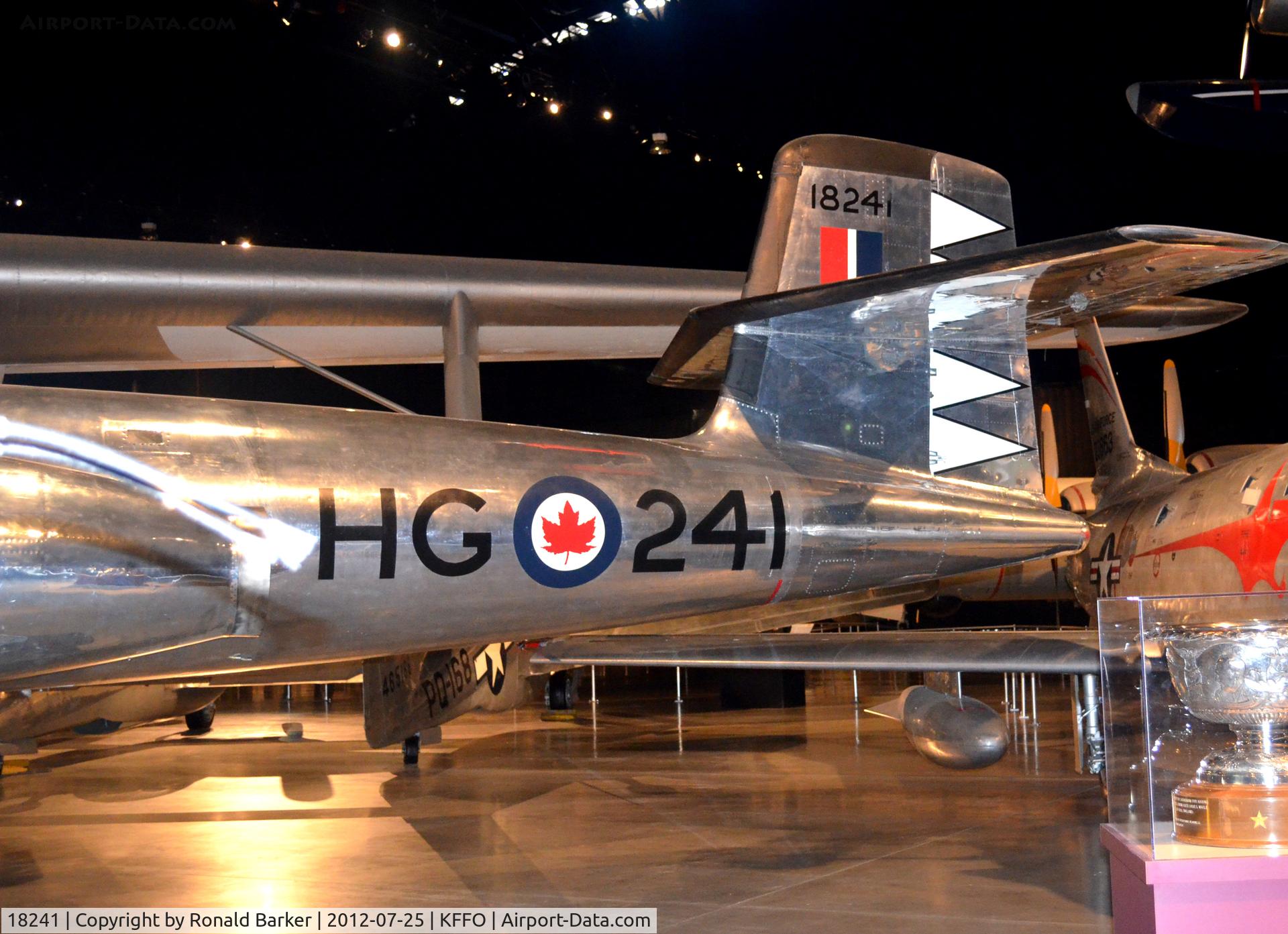 18241, 1954 Avro Canada CF-100 Mk.4A Canuck C/N 141, AF Museum