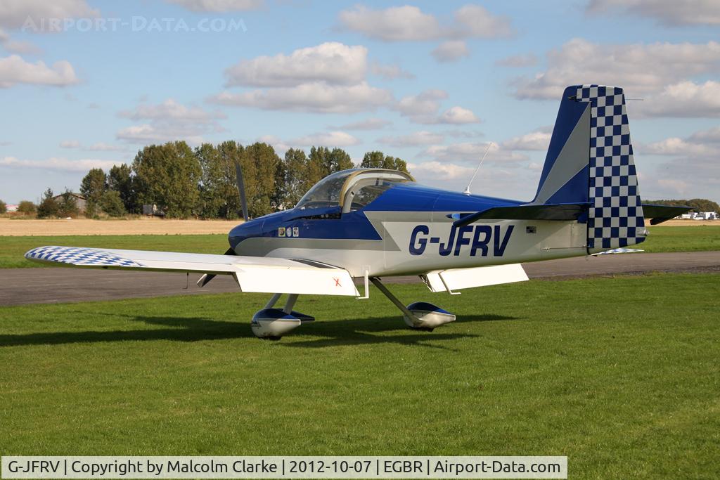 G-JFRV, 2004 Vans RV-7A C/N PFA 323-13851, Vans RV-7A. Hibernation Fly-In, The Real Aeroplane Club, Breighton Airfield, October 2012.