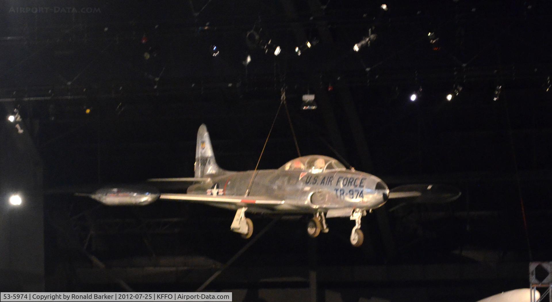 53-5974, 1953 Lockheed T-33A-5-LO Shooting Star C/N 580-9456, AF Museum