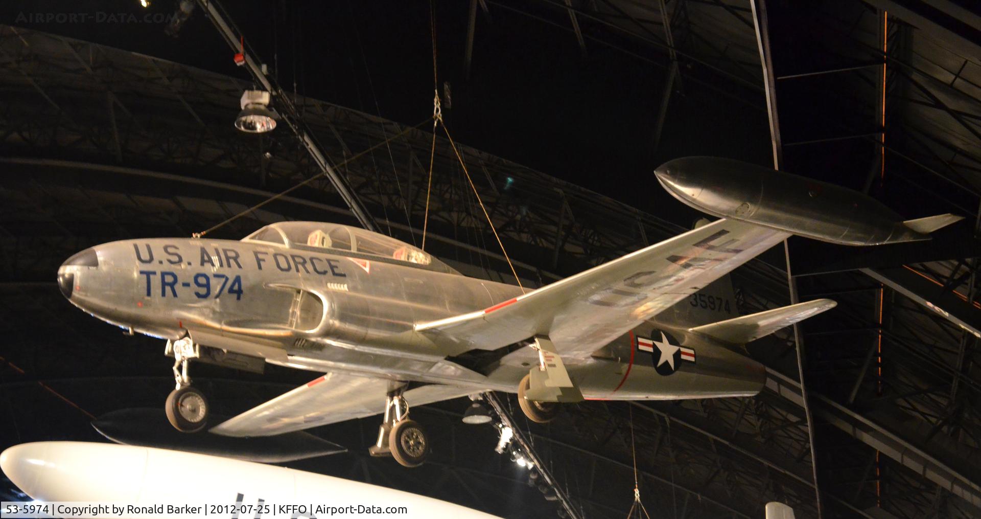 53-5974, 1953 Lockheed T-33A-5-LO Shooting Star C/N 580-9456, AF Museum