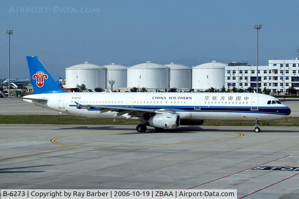 B-6273, 2006 Airbus A321-231 C/N 2809, Airbus A321-231 [2809] (China Southern Airlines) Beijing~B 19/10/2006