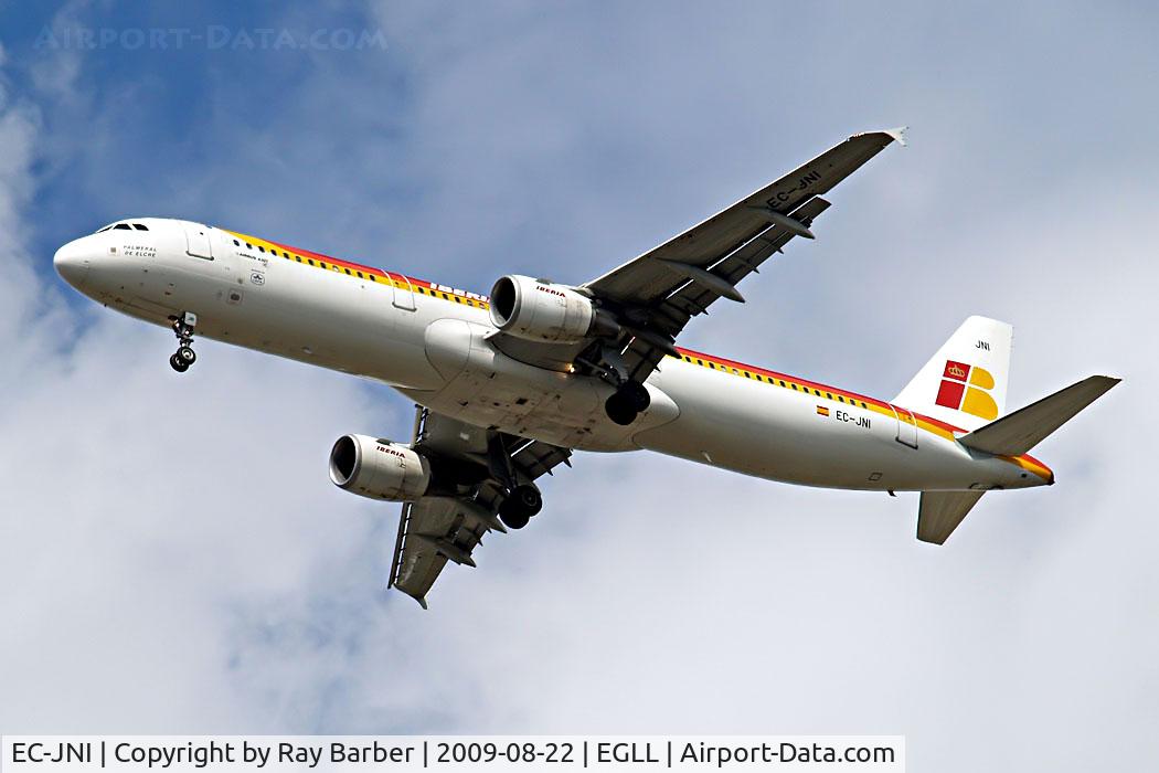 EC-JNI, 2004 Airbus A321-211 C/N 2270, Airbus A321-211 [2270] (Iberia) Home~G 22/08/2009