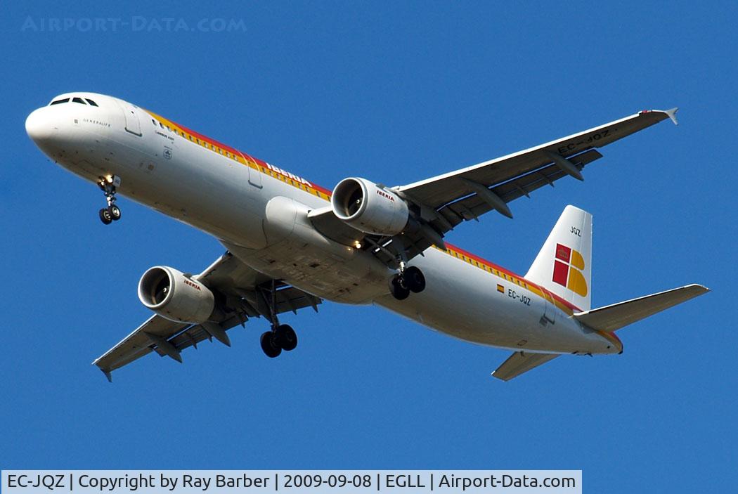 EC-JQZ, 2006 Airbus A321-211 C/N 2736, Airbus A321-211 [2736] (Iberia) Home~G 08/09/2009