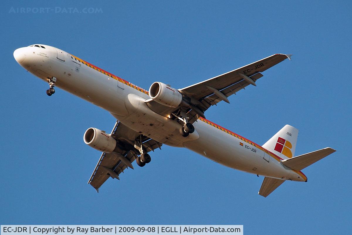 EC-JDR, 2005 Airbus A321-211 C/N 2488, Airbus A321-211 [2488] (Iberia) Home~G 08/09/2009