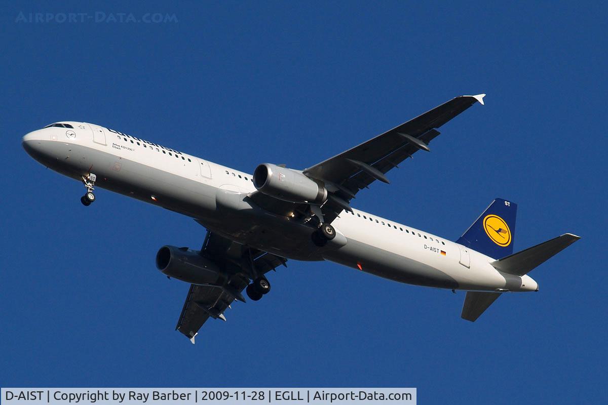 D-AIST, 2009 Airbus A321-231 C/N 4005, Airbus A321-231 [4005] (Lufthansa) Home~G 28/11/2009