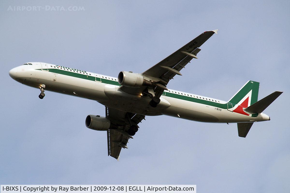 I-BIXS, 1997 Airbus A321-112 C/N 599, Airbus A321-112 [0599] (Alitalia) Home~G 08/12/2009