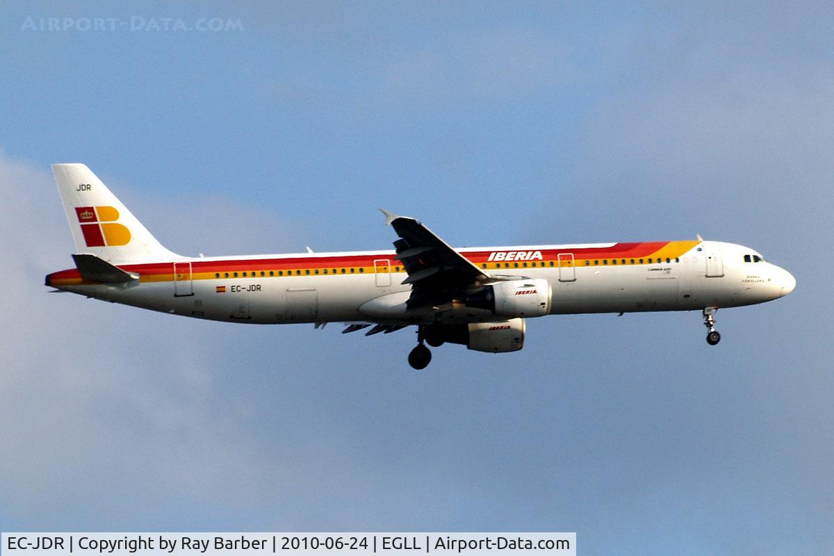 EC-JDR, 2005 Airbus A321-211 C/N 2488, Airbus A321-211 [2488] (Iberia) Home~G 24/06/2010