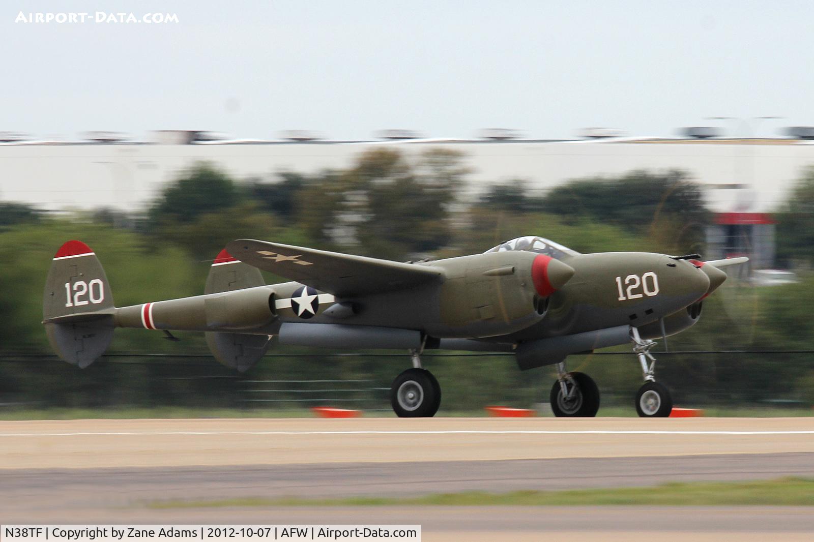 N38TF, 1944 Lockheed P-38M C/N 44-53095, At the 2012 Alliance Airshow -Fort Worth, TX