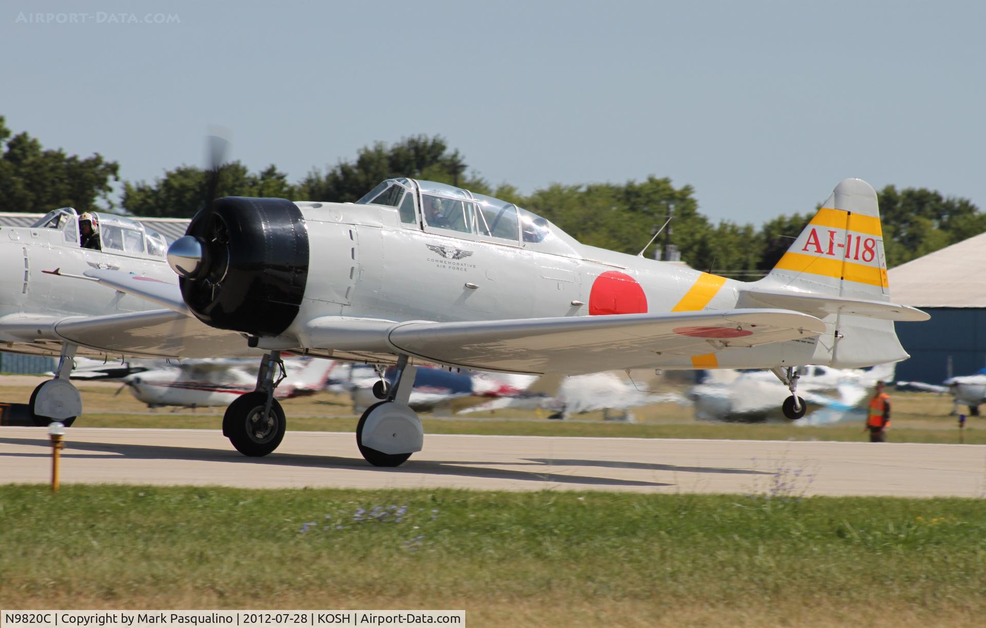 N9820C, 1945 North American SNJ-6 Texan C/N 121-43036, North American SNJ-6