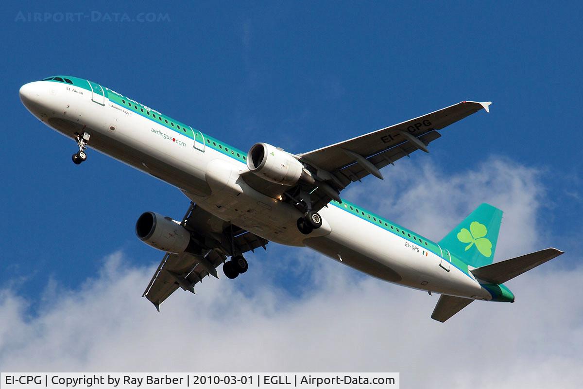 EI-CPG, 1999 Airbus A321-211 C/N 1023, Airbus A321-211 [1023] (Aer Lingus) Home~G 01/03/2010