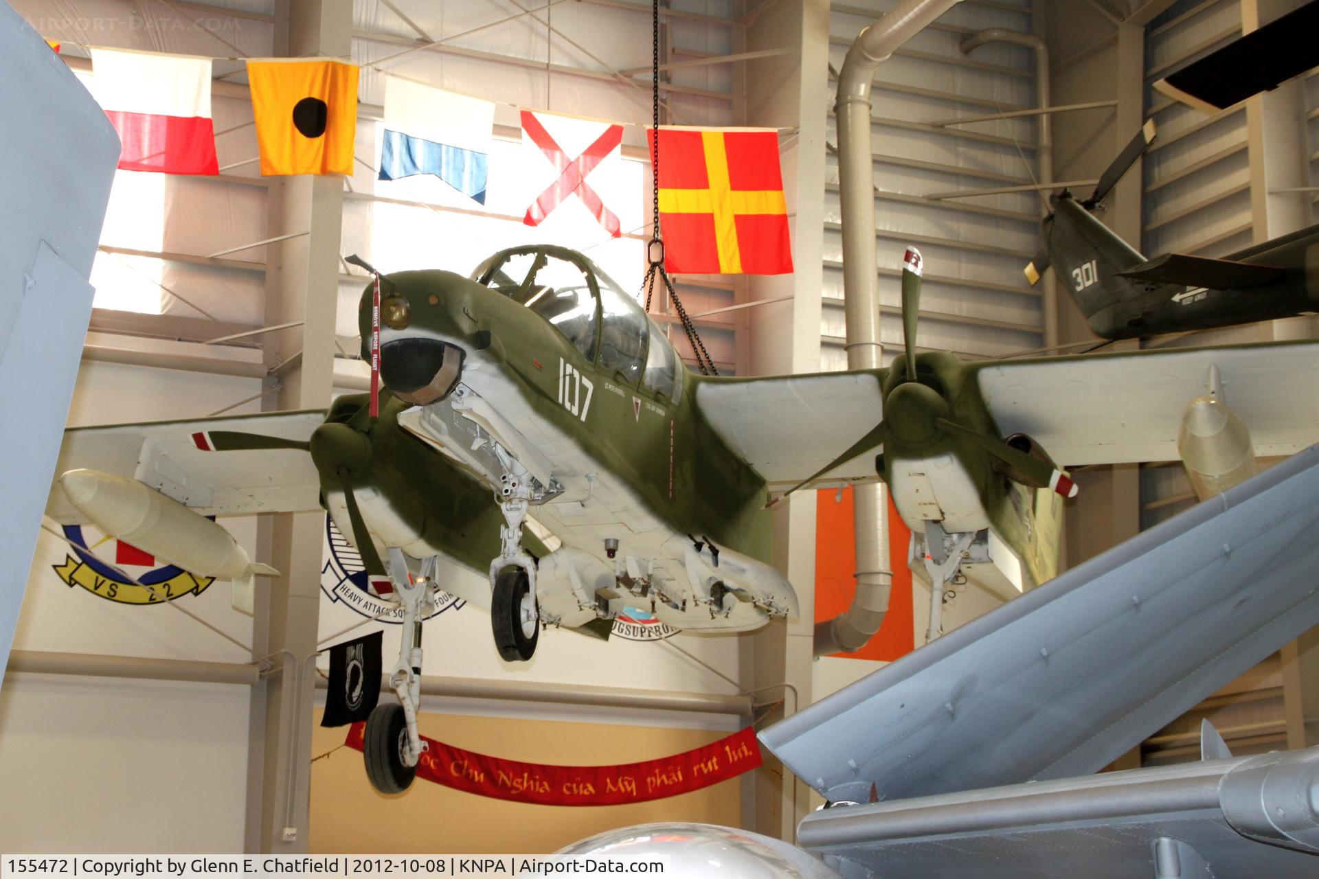 155472, North American Rockwell OV-10D Bronco C/N 305-83, Naval Aviation Museum