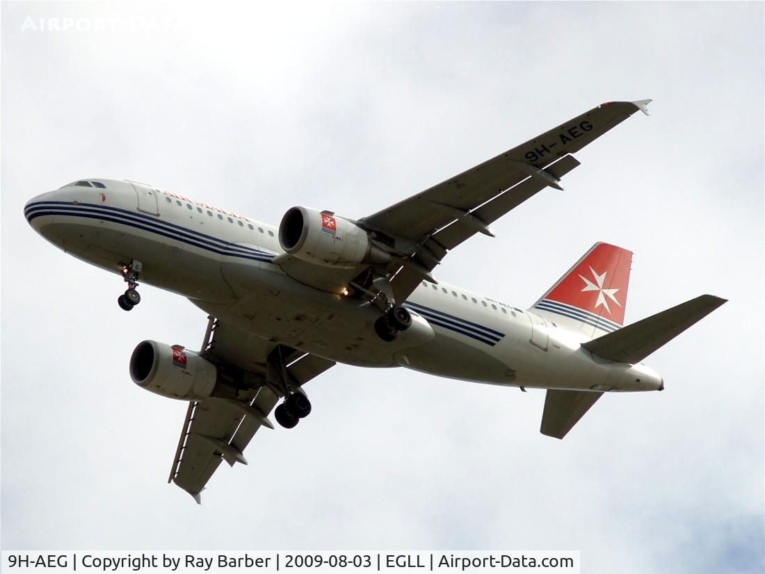 9H-AEG, 2003 Airbus A319-112 C/N 2113, Airbus A319-111 [2113] (Air Malta) Home~G  03/08/2009