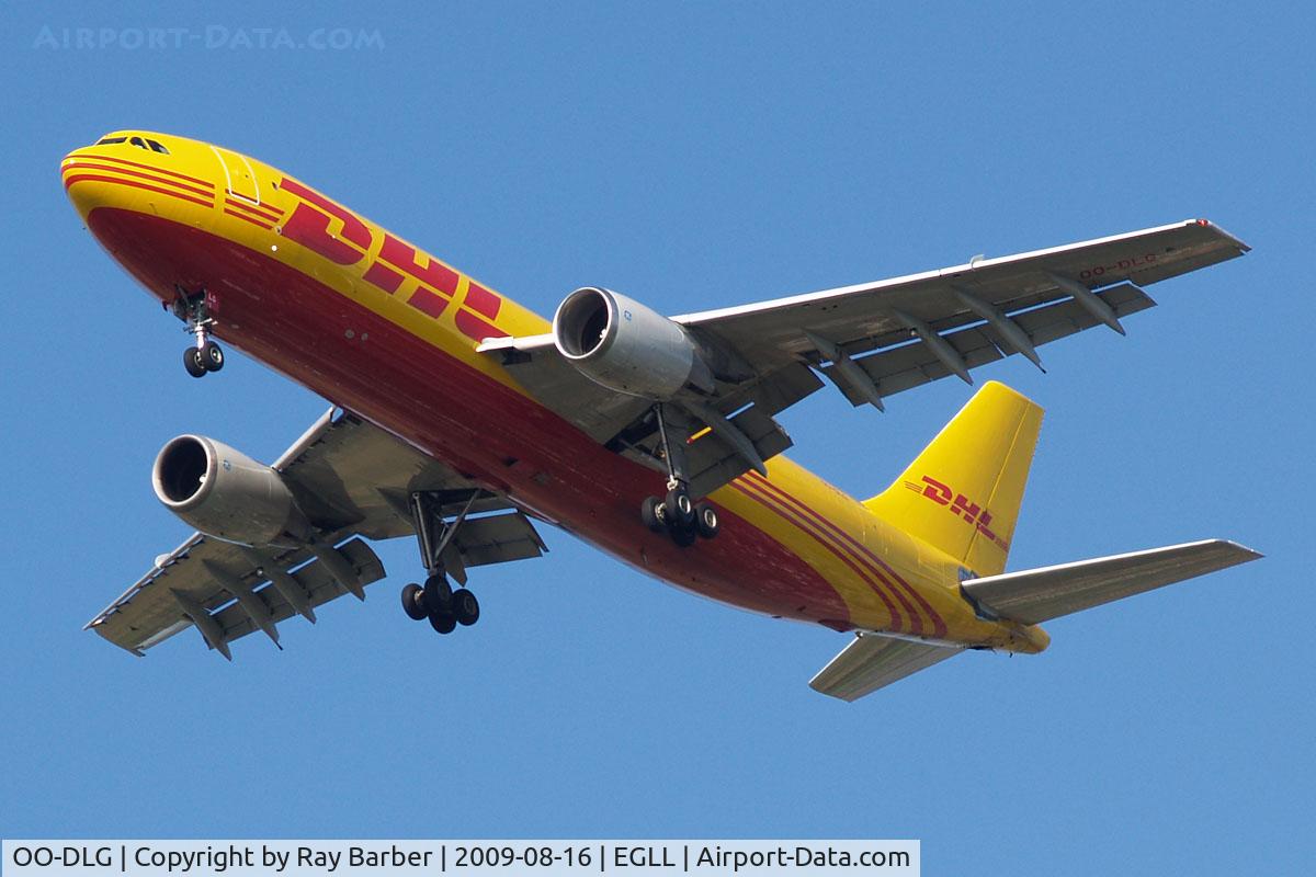 OO-DLG, 1982 Airbus A300B4-203(F) C/N 208, Airbus A300B4-203F [208] (DHL) Home~G 16/08/2009