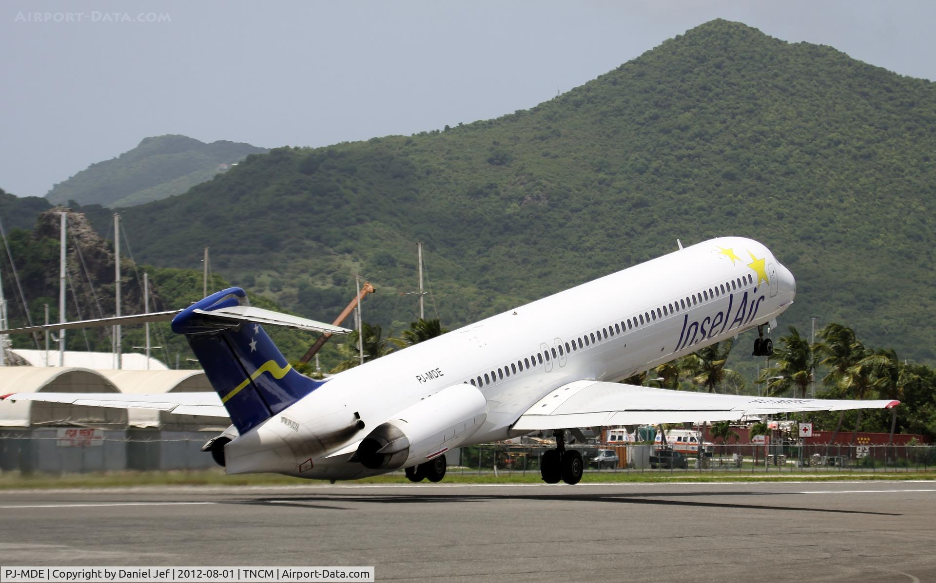 PJ-MDE, 1990 McDonnell Douglas MD-82 (DC-9-82) C/N 49971, PJ-MDE