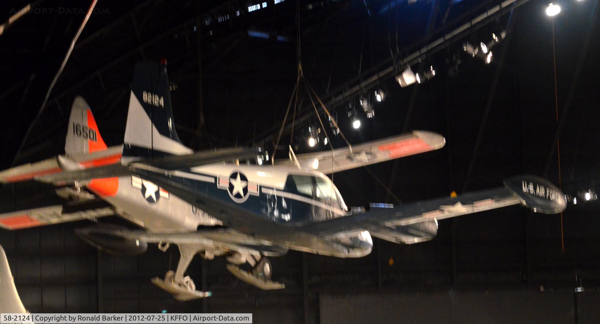 58-2124, 1958 Cessna U-3A Blue Canoe (310A) C/N 38098, AF Museum