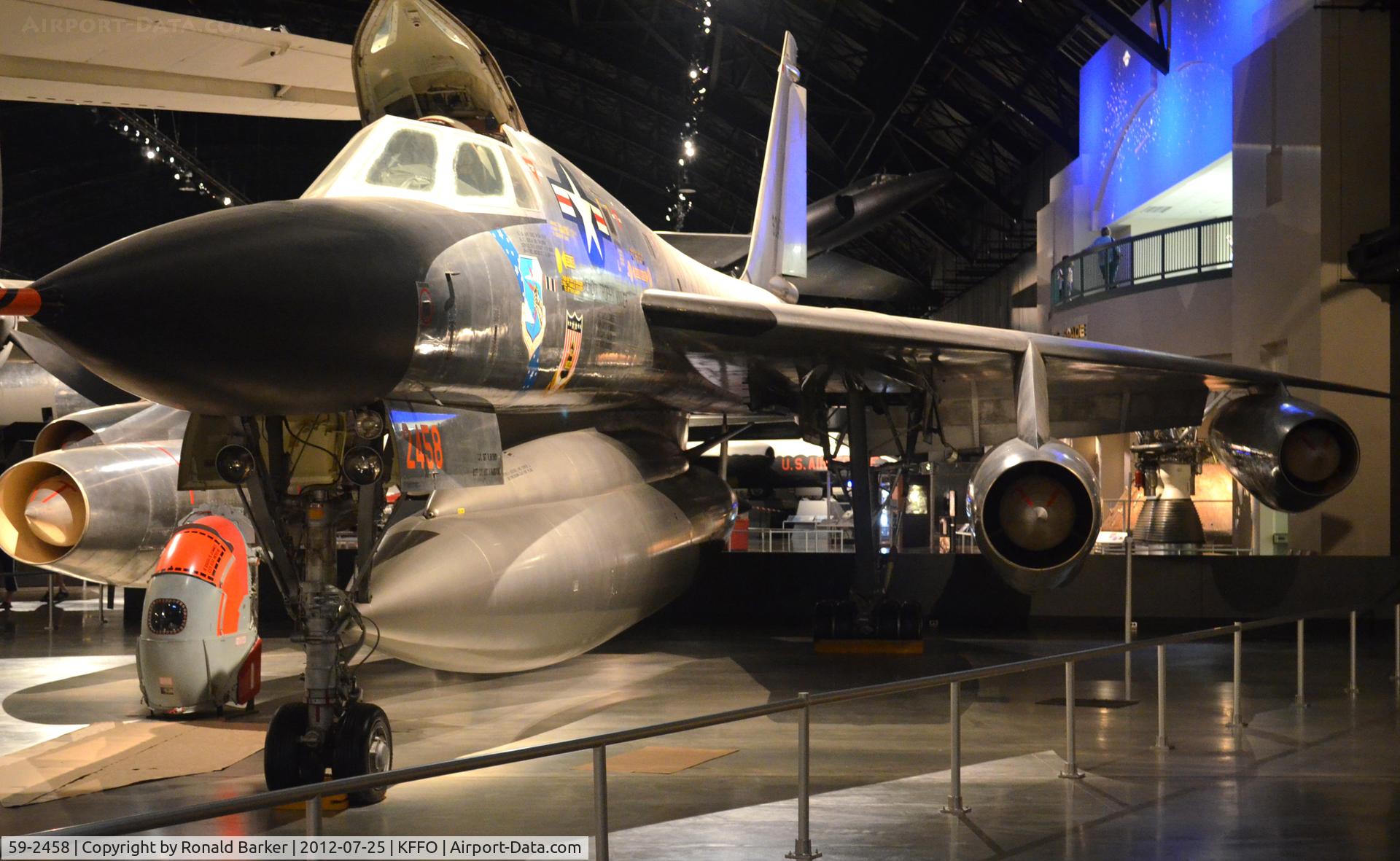 59-2458, 1959 Convair B-58A Hustler C/N 61, AF Museum