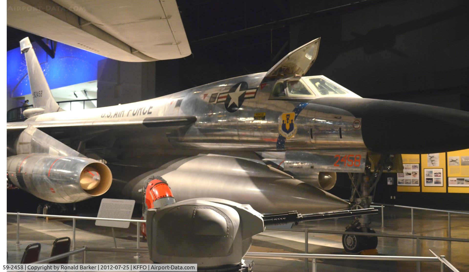 59-2458, 1959 Convair B-58A Hustler C/N 61, AF Museum