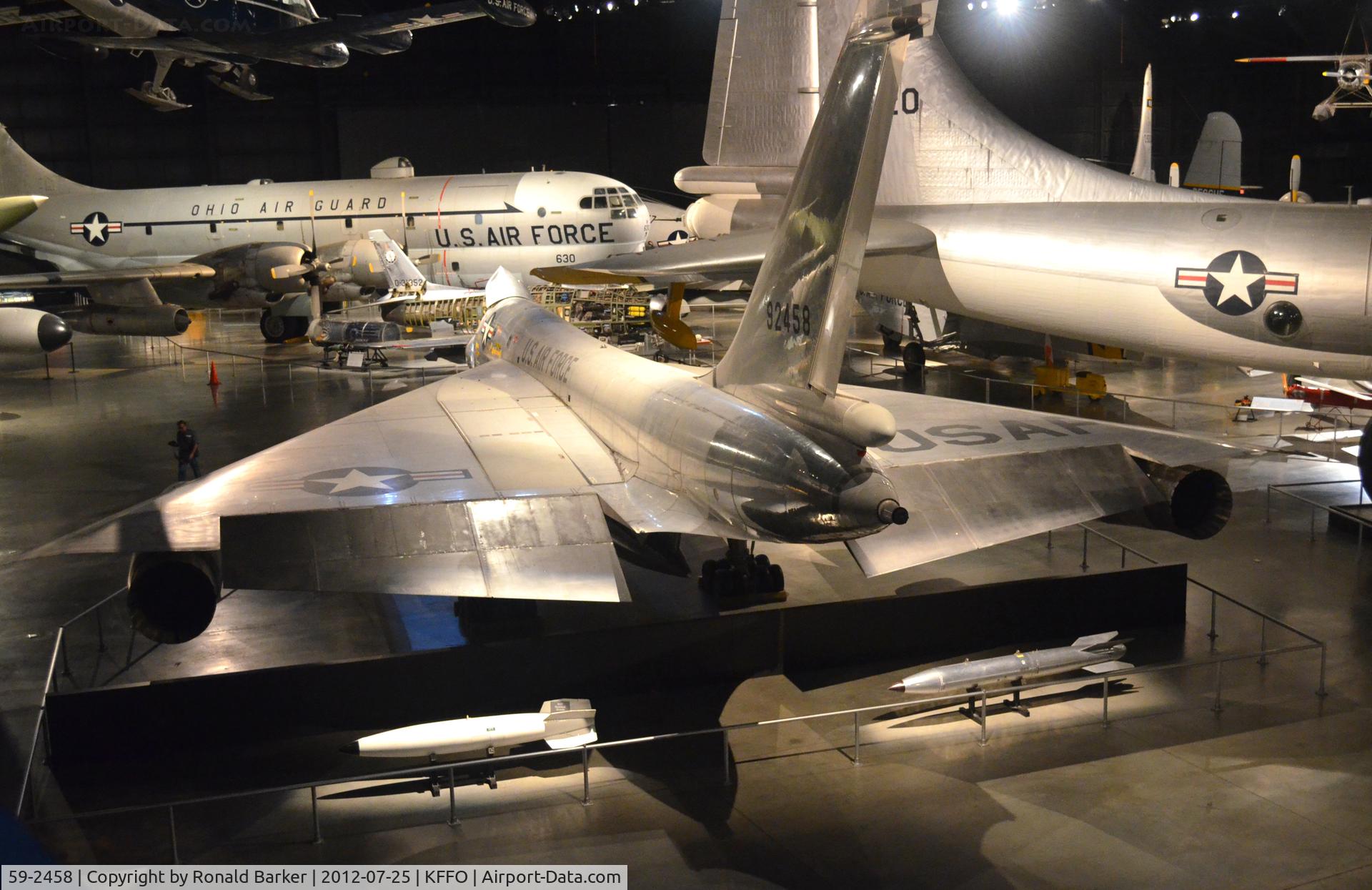 59-2458, 1959 Convair B-58A Hustler C/N 61, AF Museum